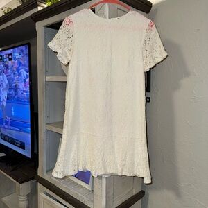 Elegant White Lace Dress